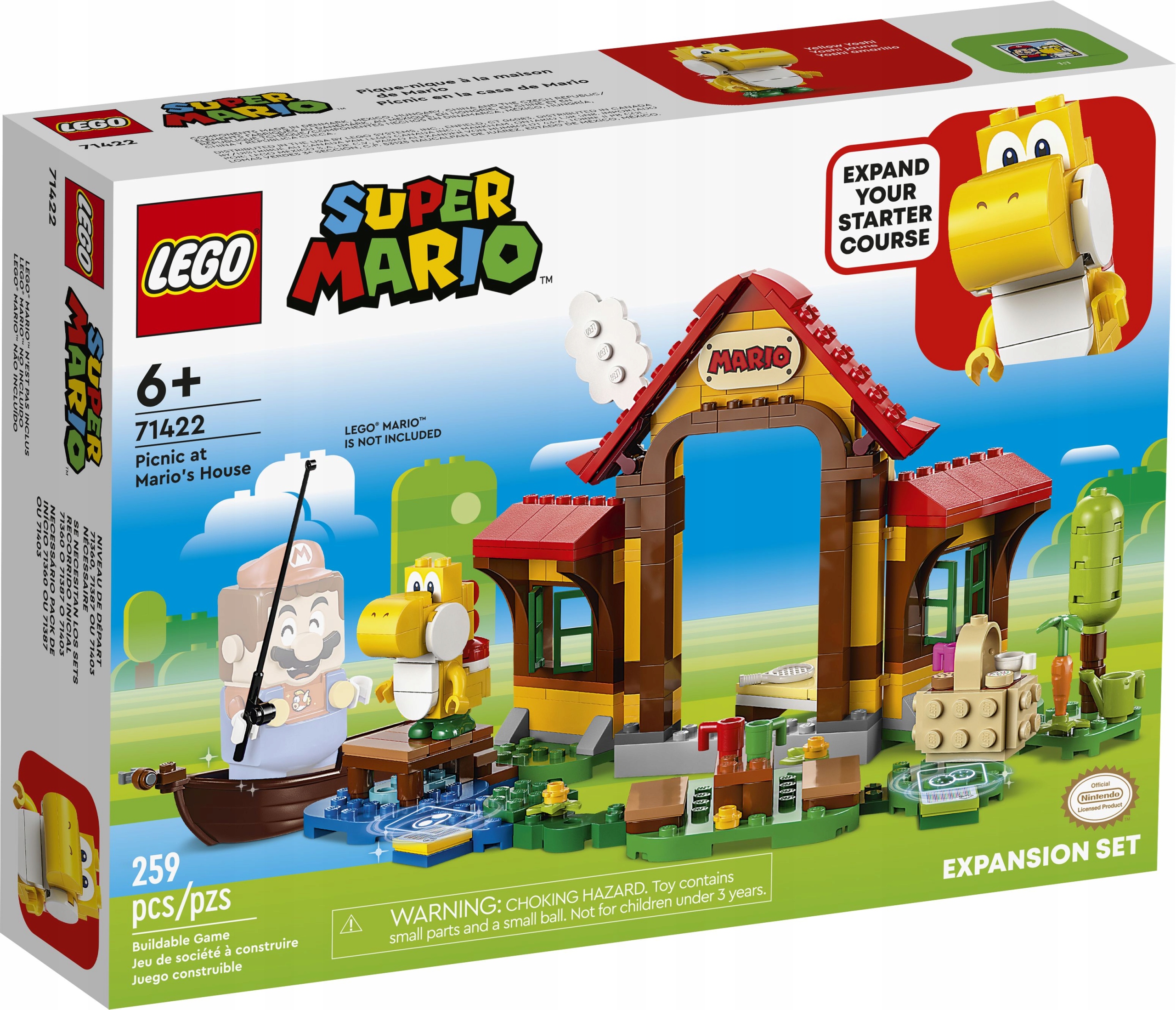 Lego Mario 71422 Piknik W Domu Mario 6+ Nowy
