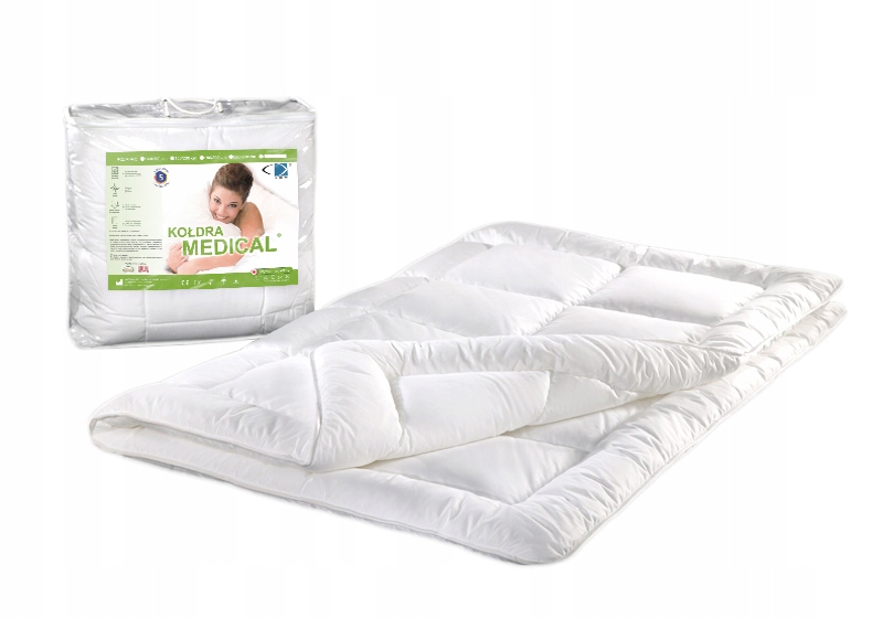

Kołdra 140x200 Medical Amw 95°C Atest Całoroczna