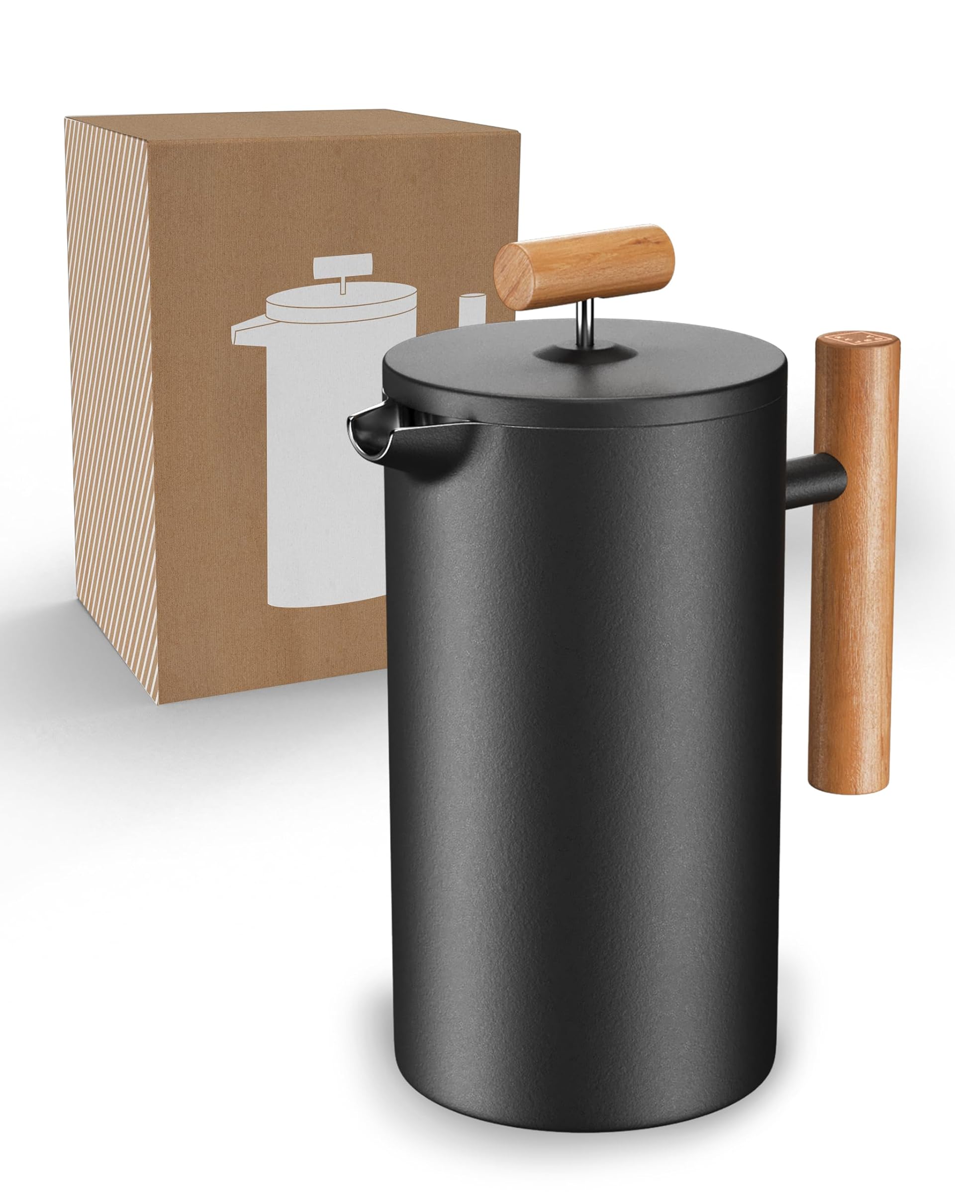 Kávovar Lambda Coffee Thermo French Press Nerezová ocel 0,6 l