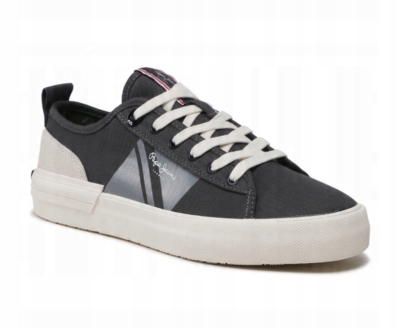 Pepe Jeans Allen Flag Pánské Tenisky Černé S Kůží 41 Awf