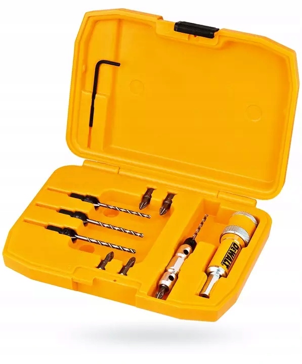 

Zestaw wierteł z pogłębiaczami DeWalt DT7612