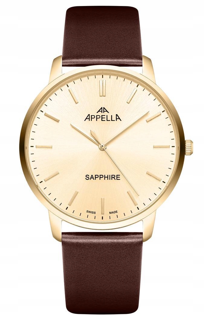 Nové Originální Pánské hodinky Appella L70012.1B11Q Sapphire gravírování