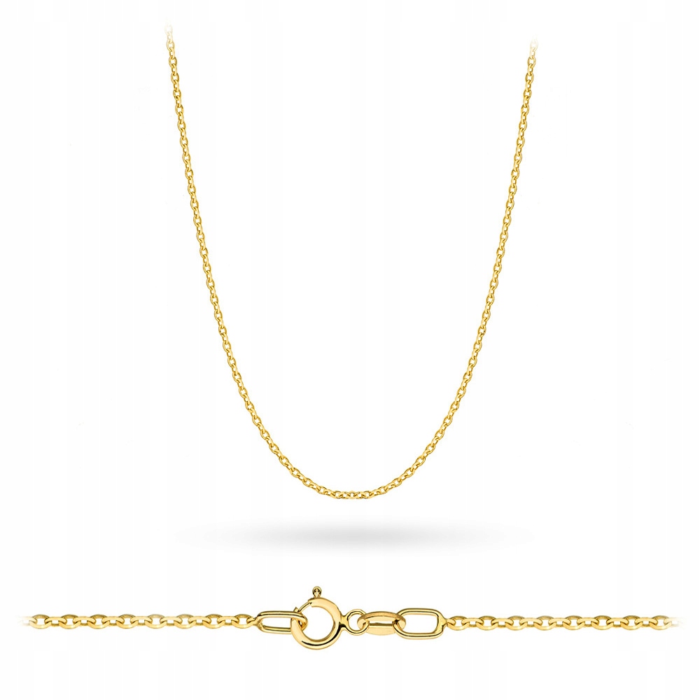 Zlatý Řetízek Diamantovaný pr. 585 Rolo 45cm 14k