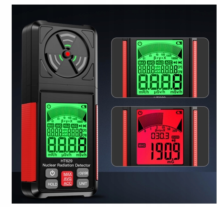 MIERNIK POLA ELEKTROMAGNETYCZNEGO EMF TESTER FAL RADIOWYCH HABOTEST HT629 Kod producenta HT629