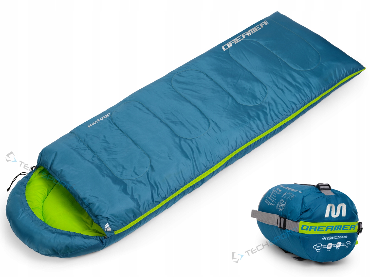 Markowy Śpiwór 2W1 Meteor Dreamer Pro do -3st