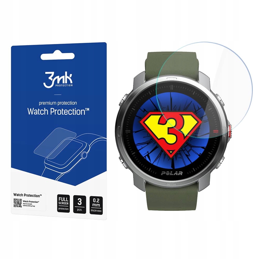 

Ochrona na ekran smartwatcha Polar Grit X - 3mk