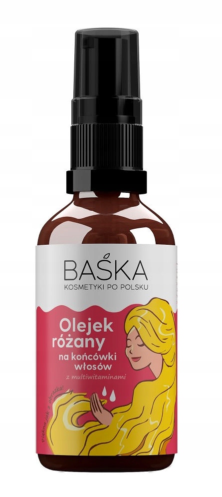 BAŚKA OLEJEK NA KOŃCÓWKI RÓŻĄ 50ML