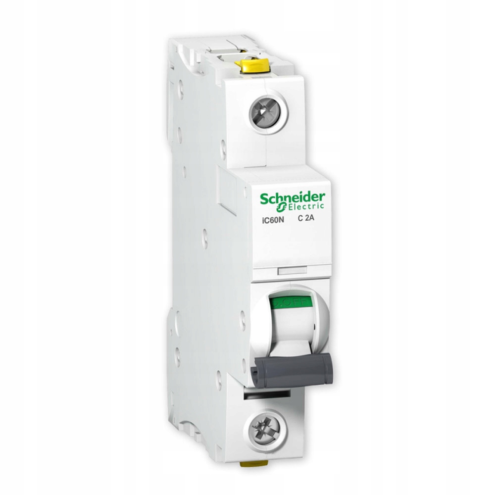 

Schneider Wyłącznik Nadprądowy iC60N 1P C2A 6kA Ac
