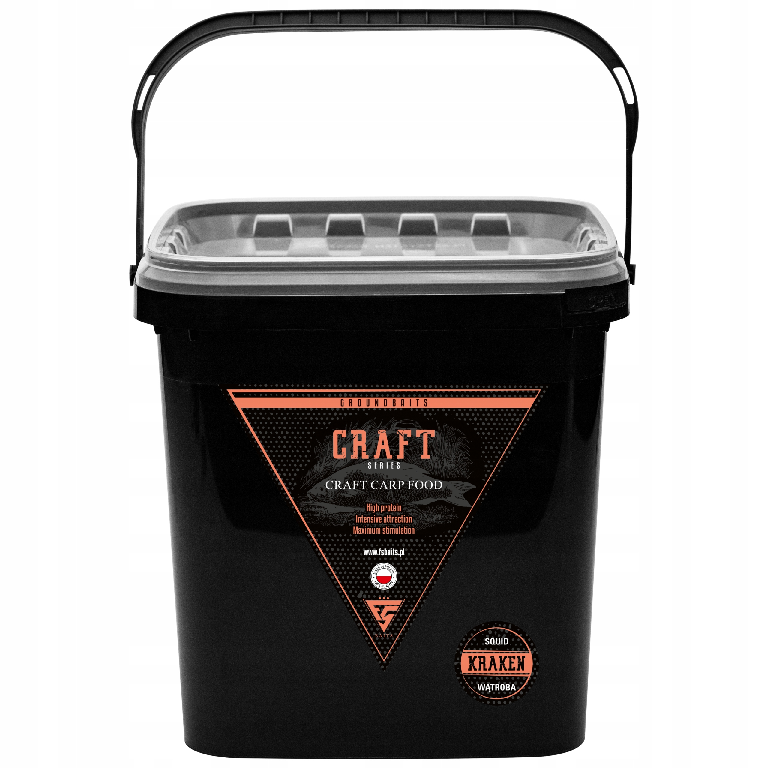 Fs Baits Craft Kraken (Wątroba & Squid) Kulki Zanętowe 3 kg 24 mm