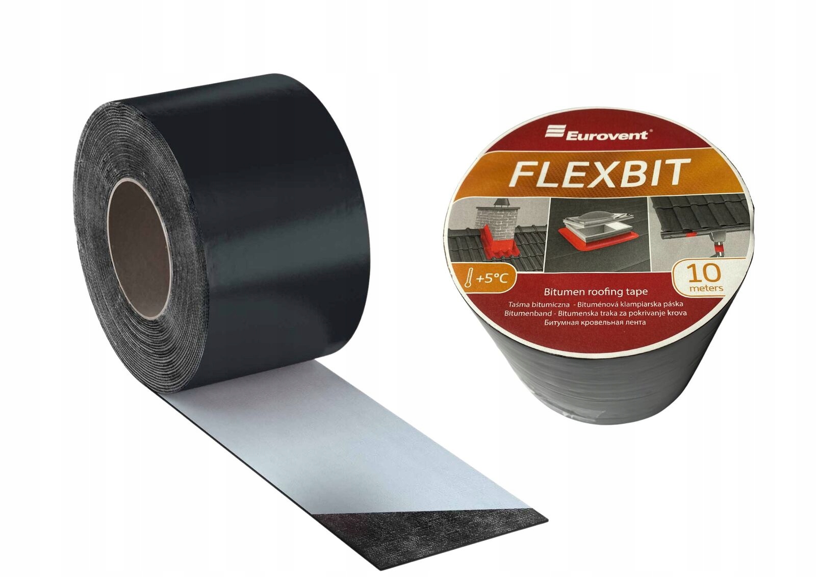 

Flexbit Bitumiczna Taśma Dekarska 150mm Grafit