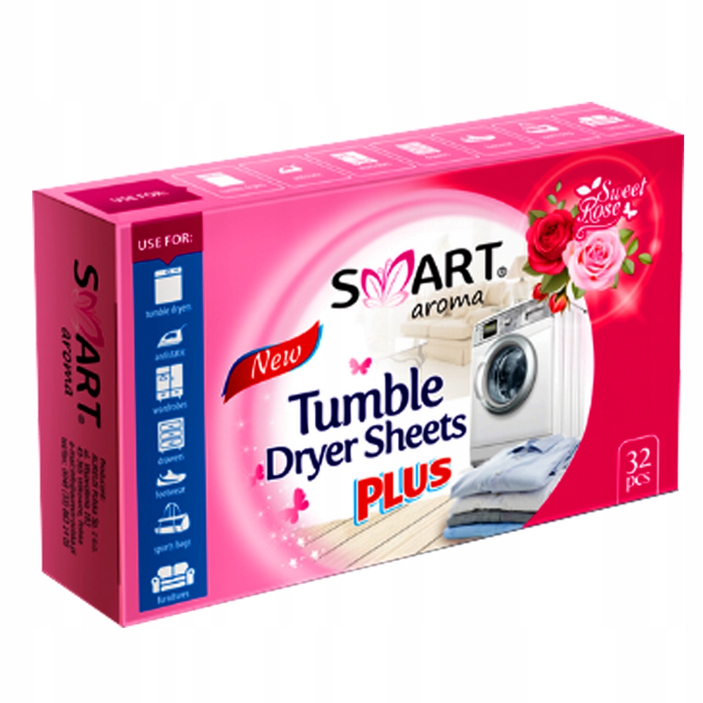 

Chusteczki Smart Aroma Do Suszarek Rose 32 Sztuki