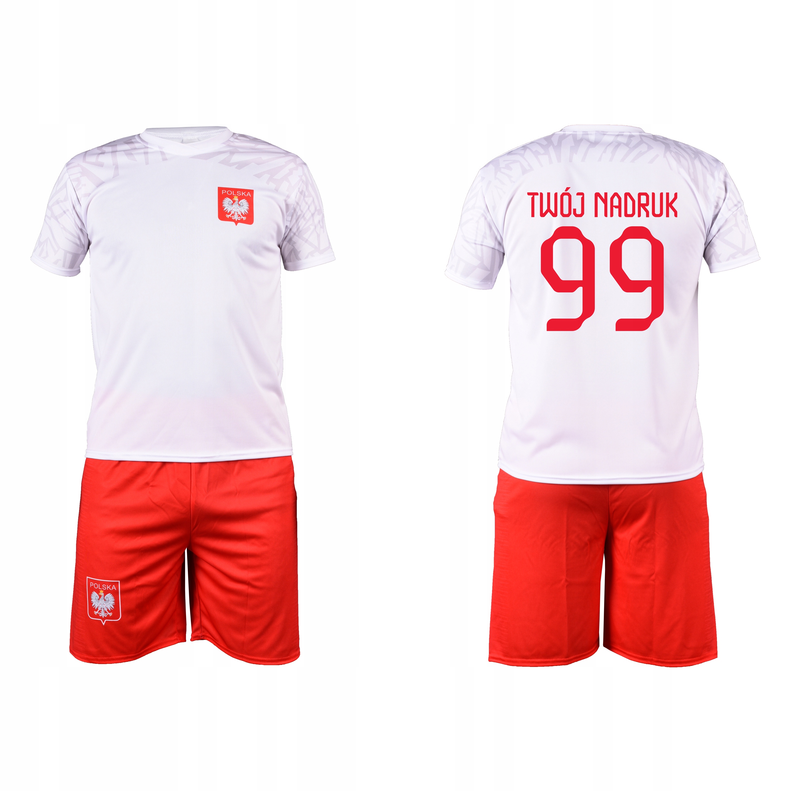 

Strój kibica Polska Twój Nadruk XL