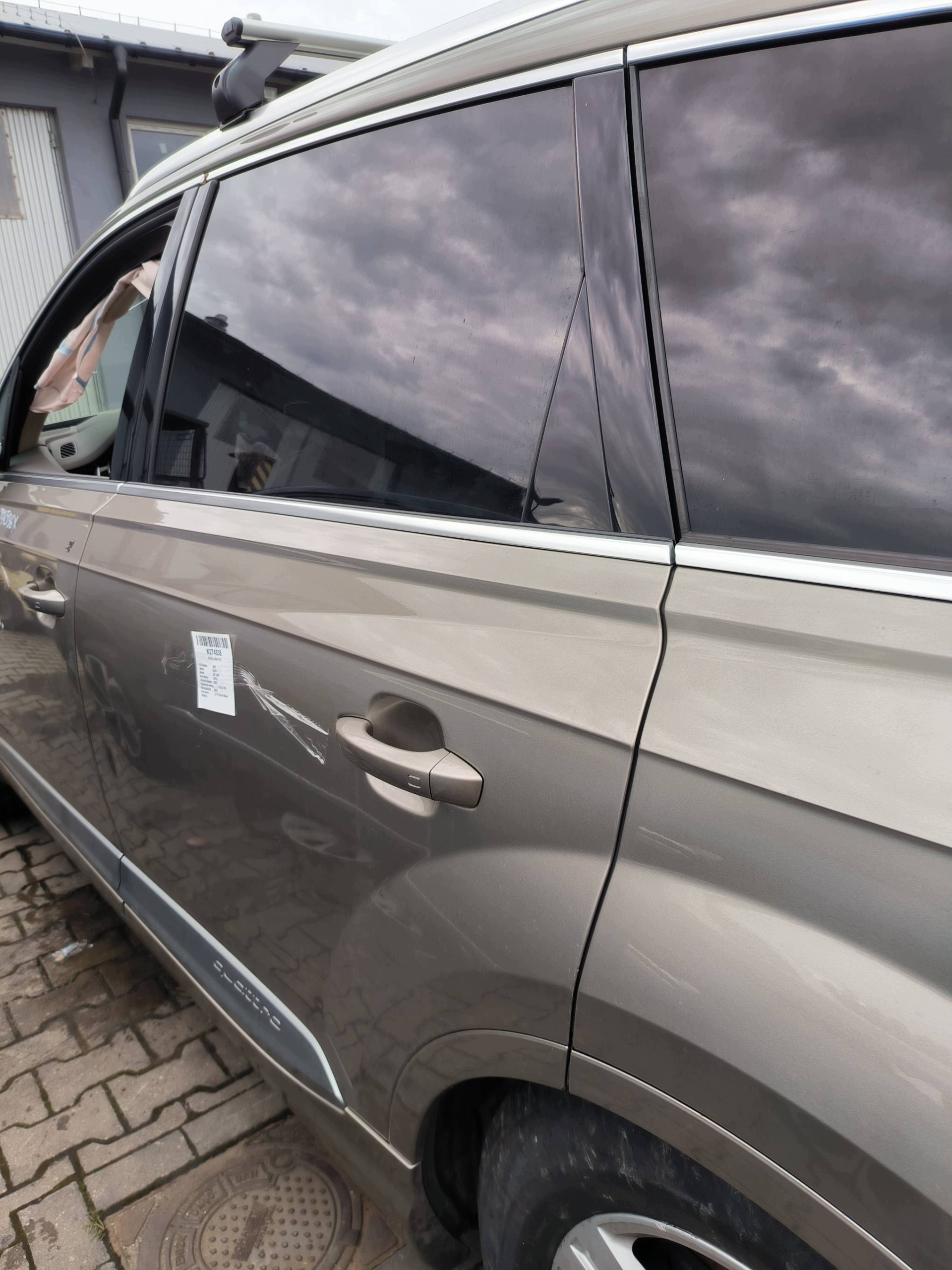 Tür links heck LZ1U AUDI Q7 II 4M