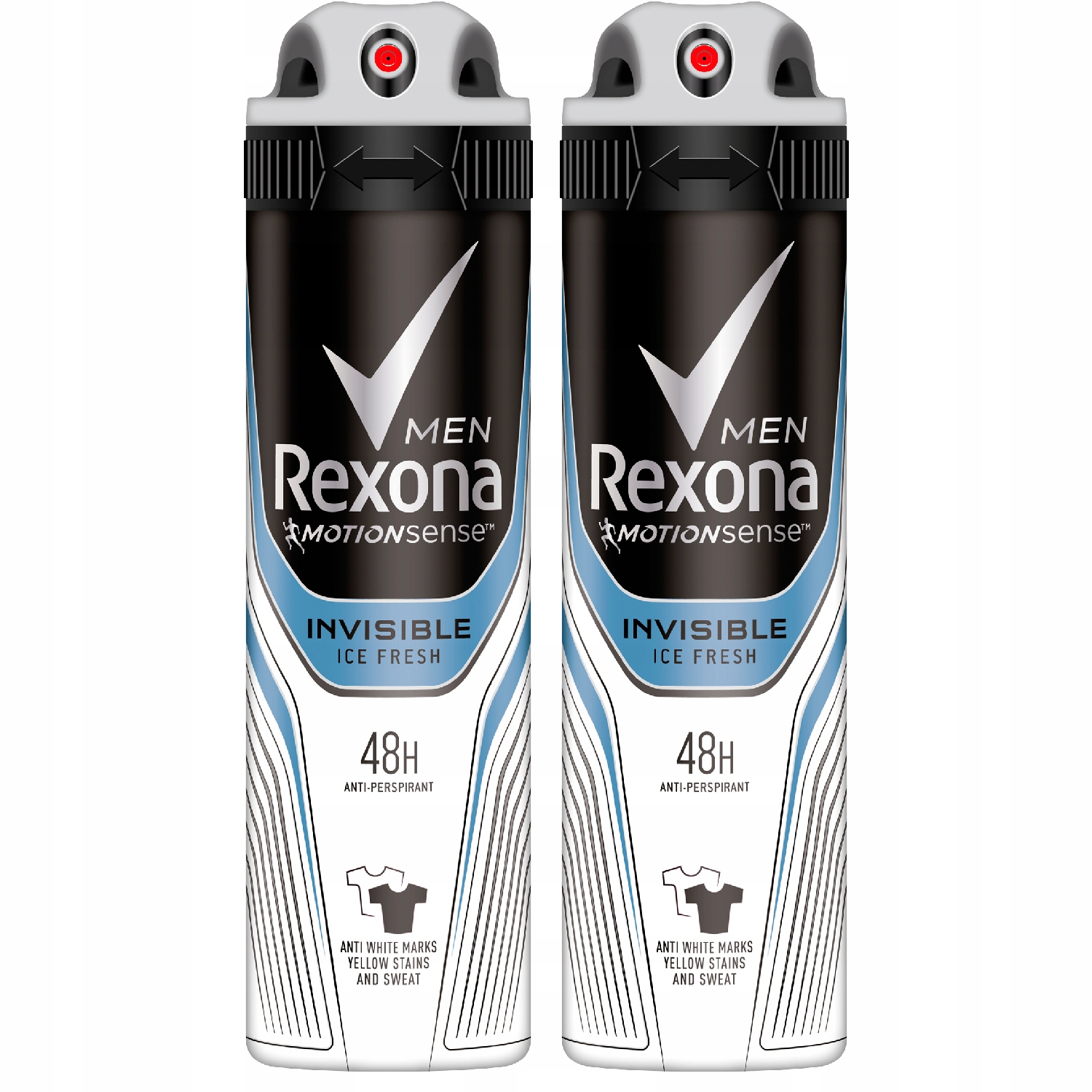 

Rexona Men Invisible Ice antyperspirant 2x 150ml