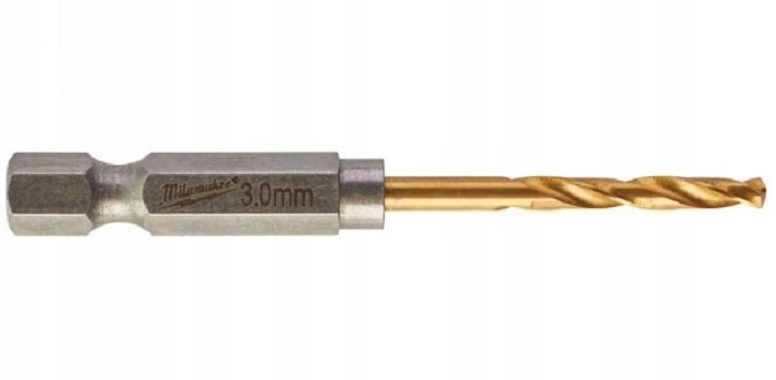 

Milwaukee Wiertło Metal Hss-g Tin Red Hex 3 mm