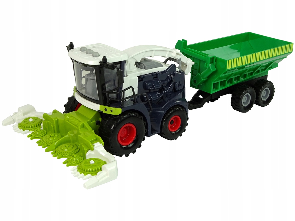 KOMBAJN Z PRZYCZEPĄ ZBOŻE FARMA DŹWIĘK Marka LEANToys