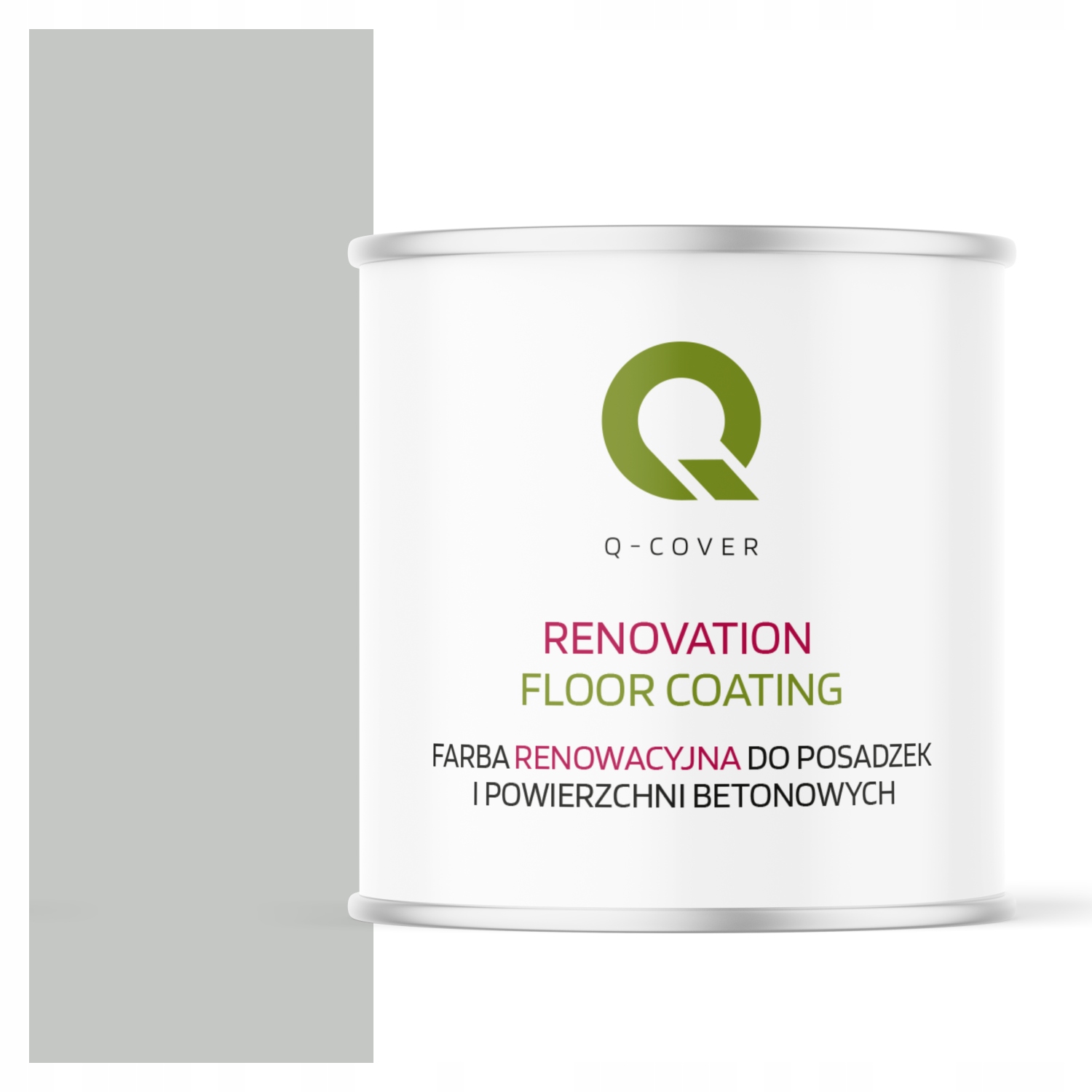 Farba Na Renováciu Betónových Podláh Garáž Sivá Svetloružová 7035 Polomatná 2,5 L