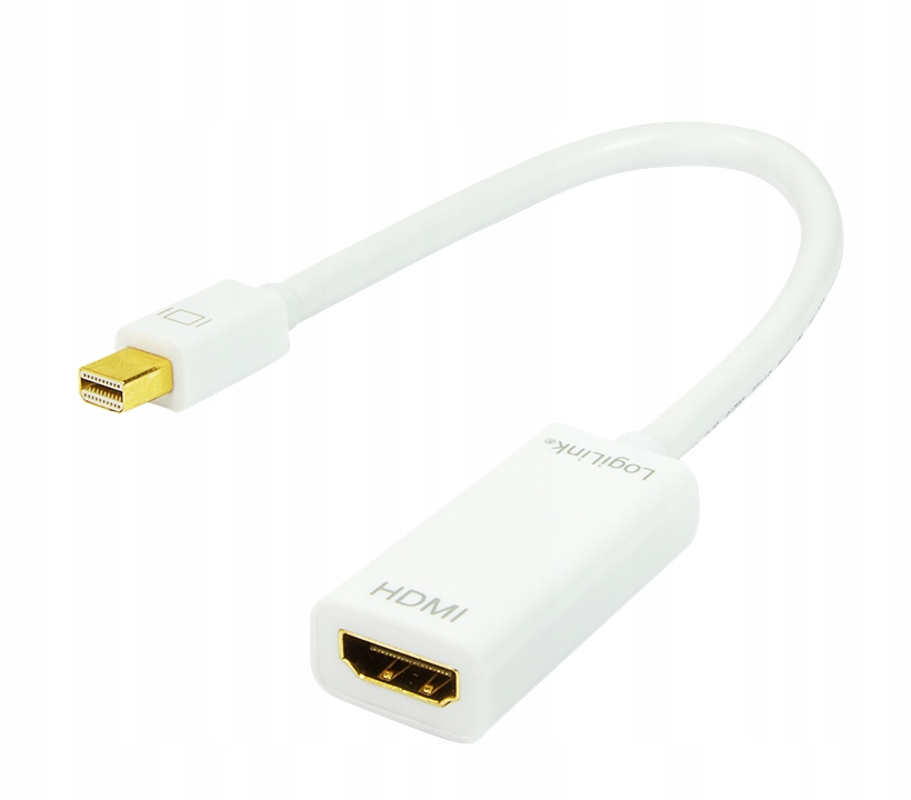 Adapter Mini DisplayPort do Hdmi firmy LogiLink Obsługa Full Hd 1080p/60 Hz