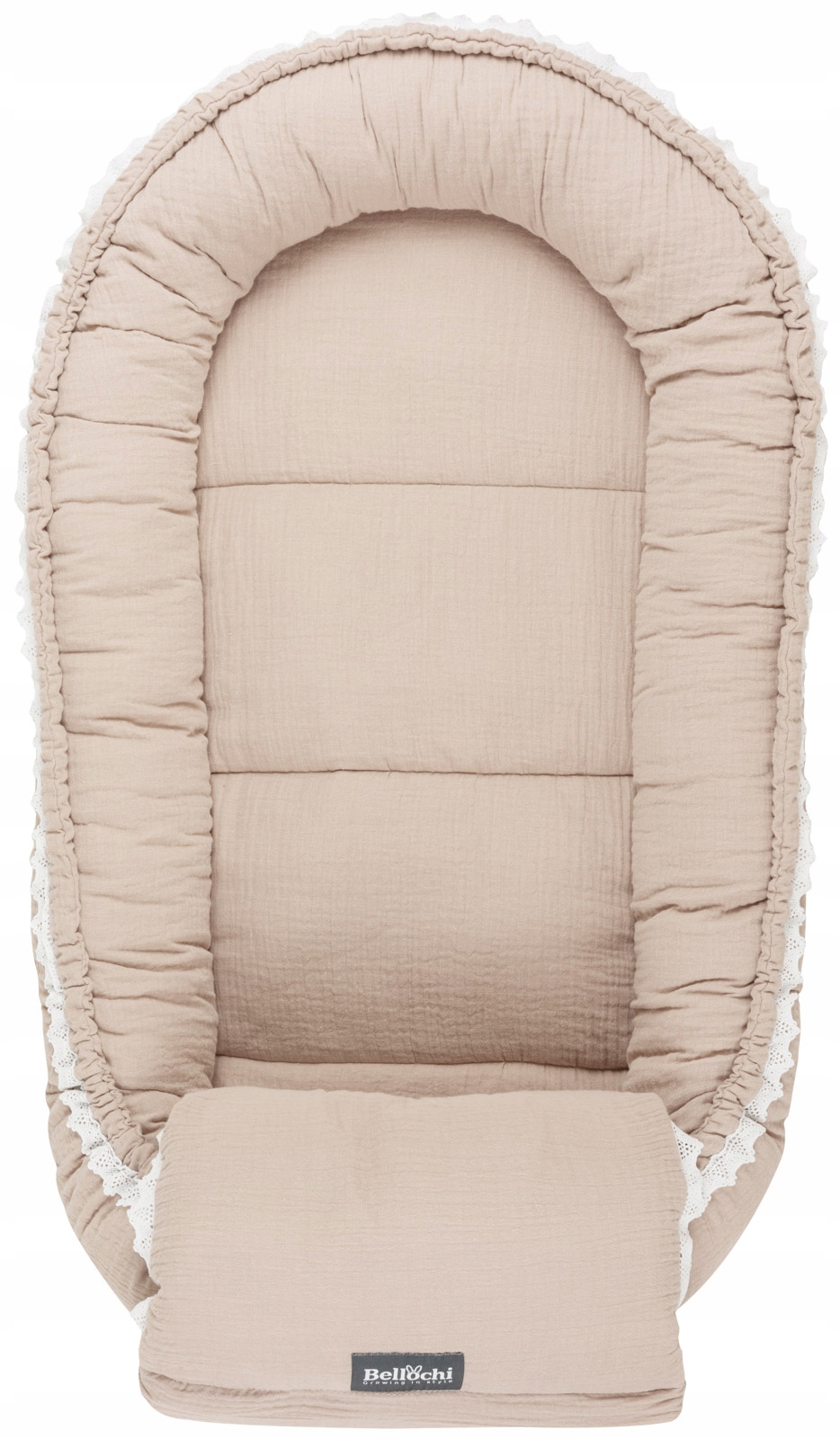 

Kokon niemowlęcy Bellochi Cuddly Muslin Beige