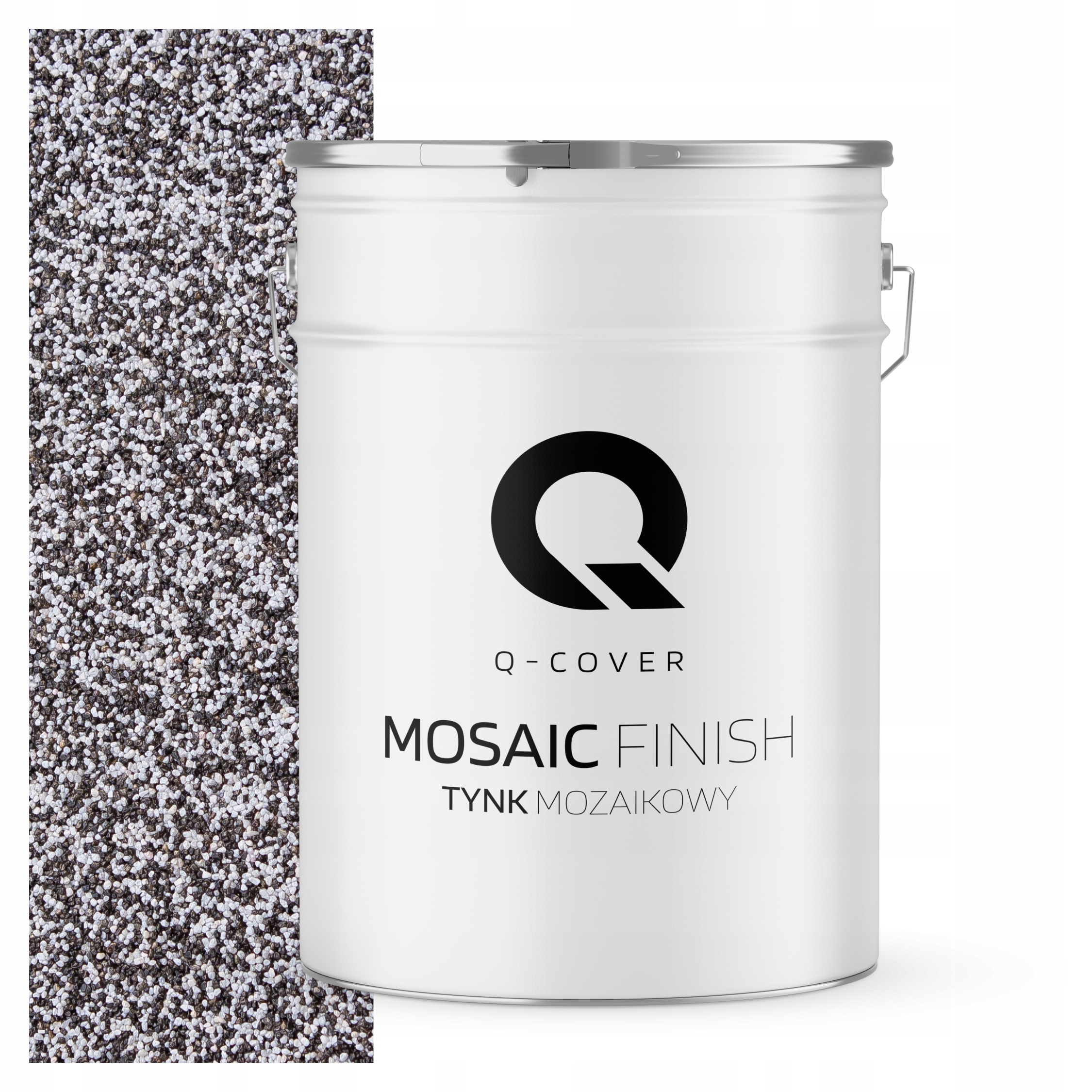 Dekorativní Mozaiková Omítka Mozaika Trvanlivá 25 Kg Odolná, Šedá Tmavá M41 Uv