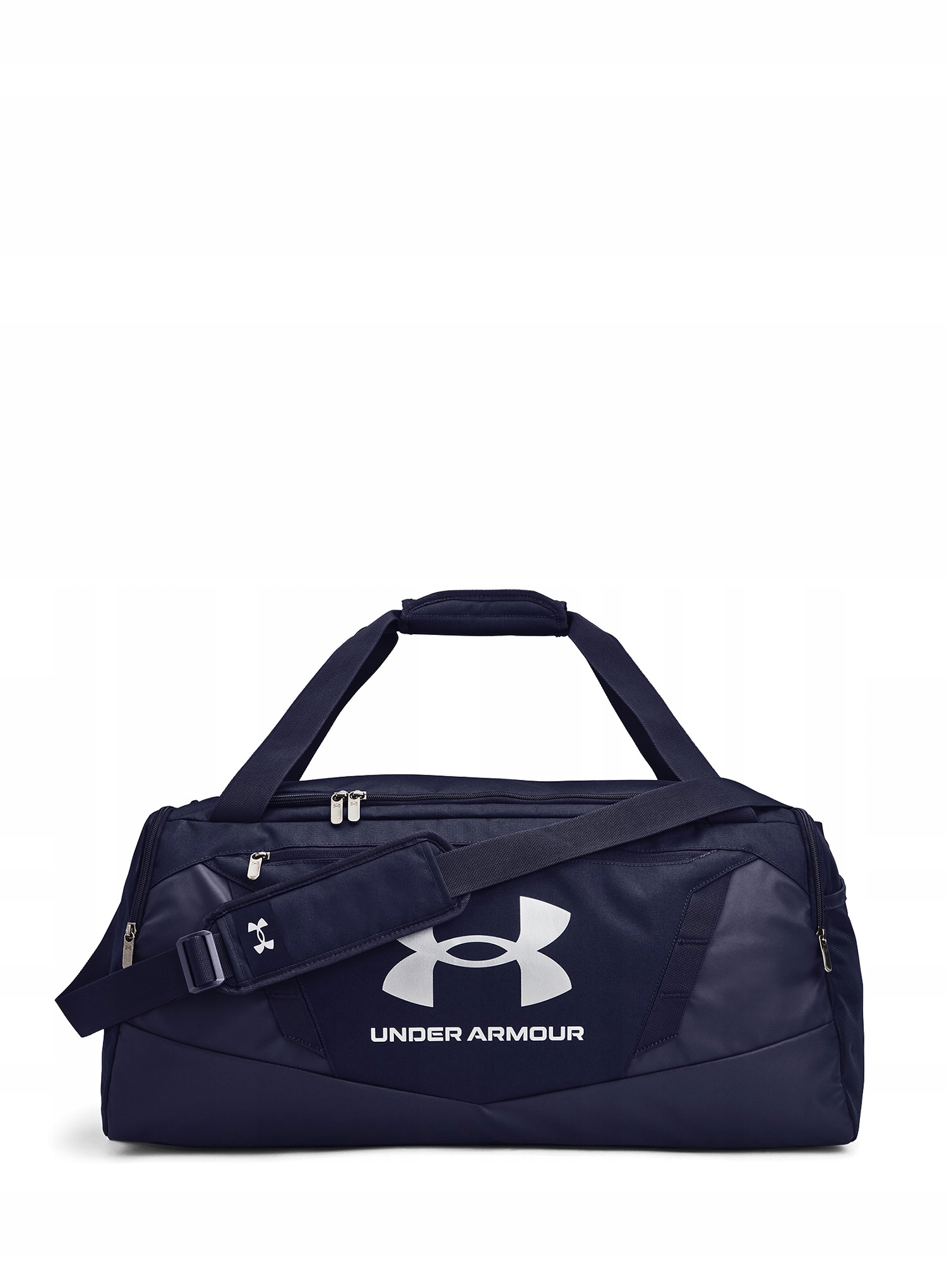 Cestovní taška Under Armour Undeniable 5.0 MD tmavě modrá/stříbrná
