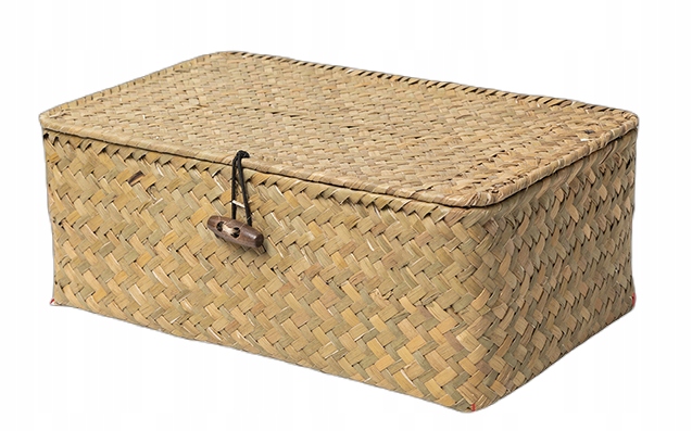 

Pojemnik Pleciony Trawa Morska Pudełko Natural 26