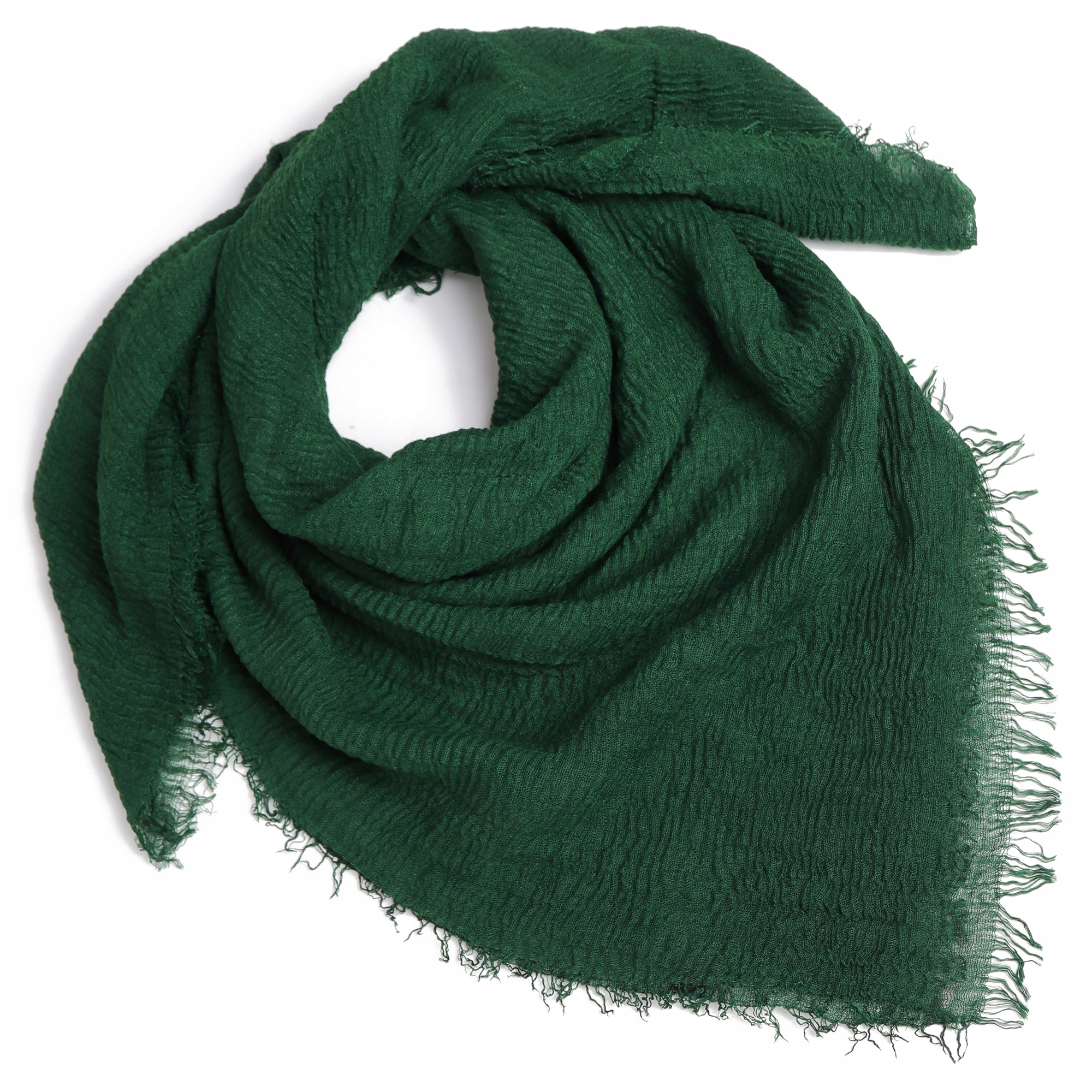 Szal damski apaszka chusta zielony