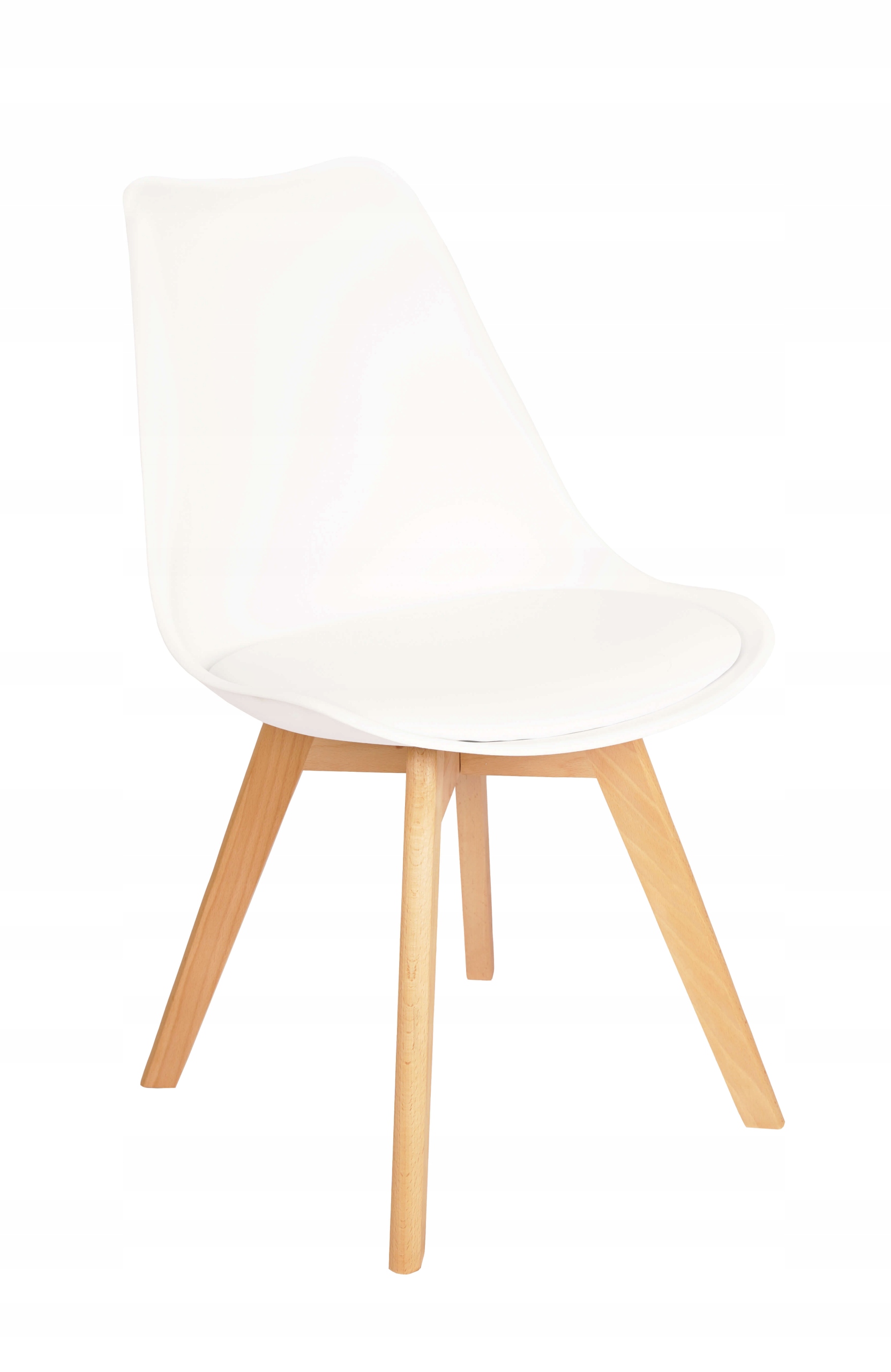 KRZESŁO KUCHENNE KRZESŁO SKANDYNAWSKIE DO JADALNI KUCHNI VEGAS BIAŁE