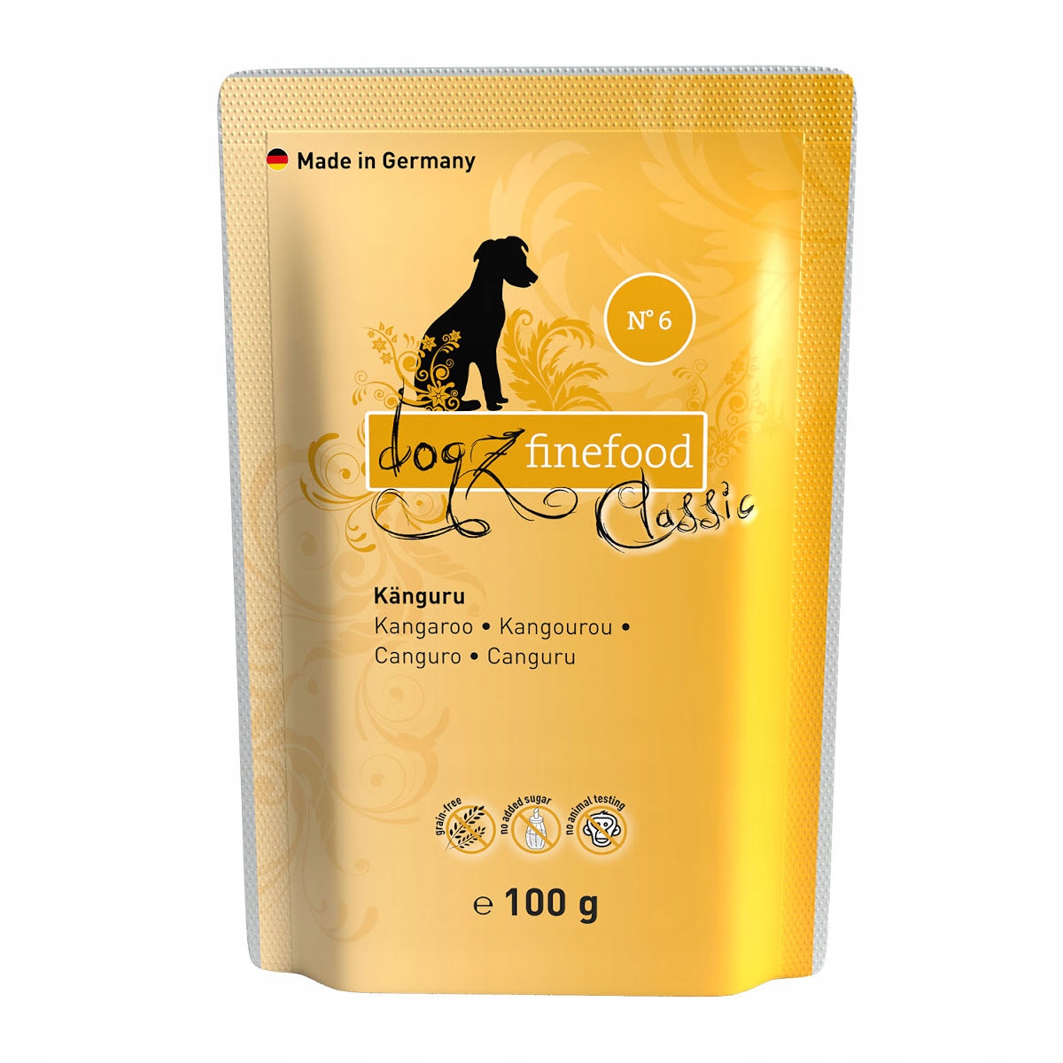 Levně Dogz Finefood Classic N.06 Kangur sáček Set 24x100g