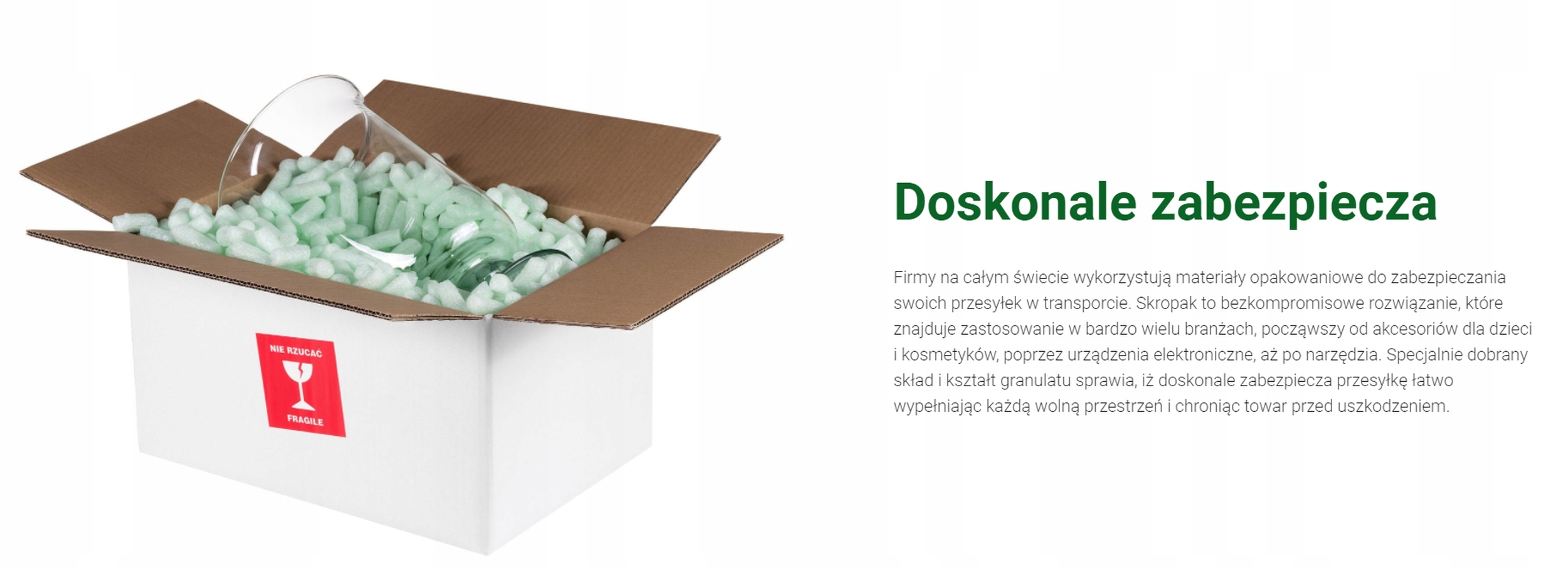 Wypełniacz SKROPAK eko chrupki 500L Marka bez marki