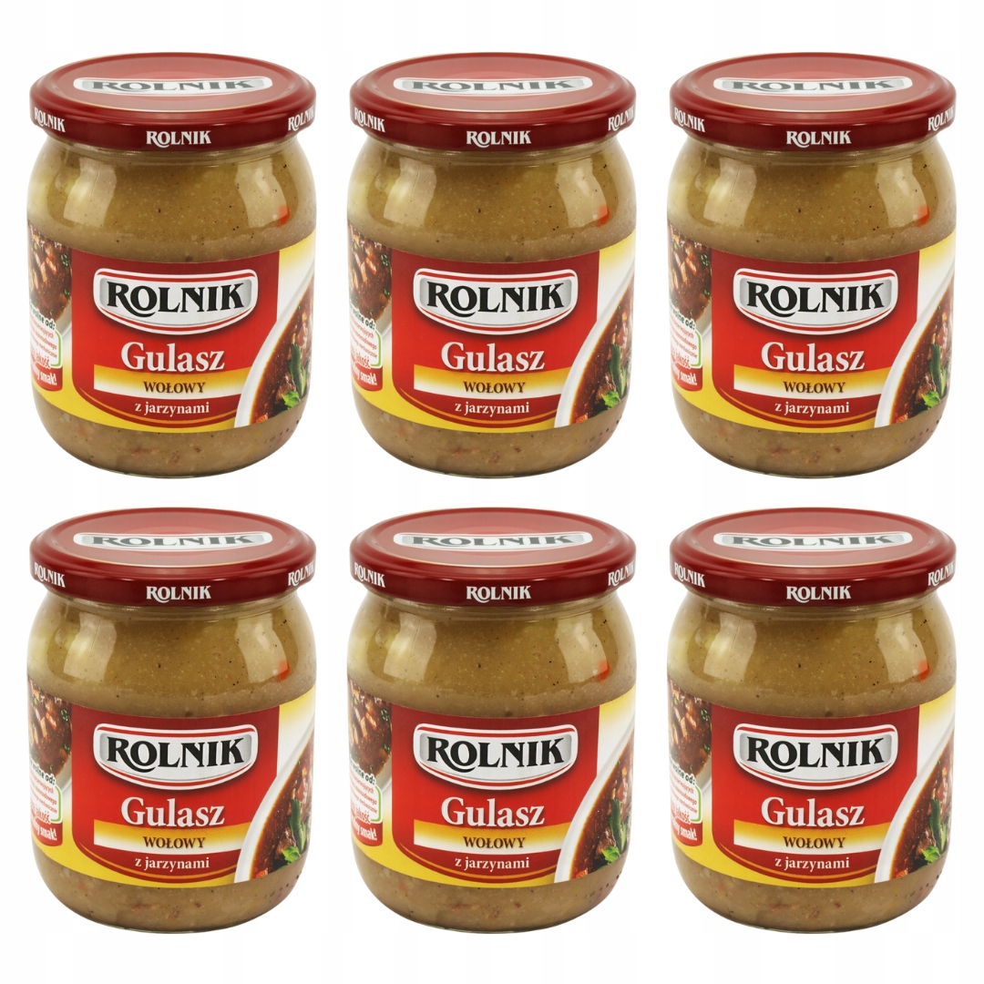 Gulasz wołowy z jarzynami 6x 540ml