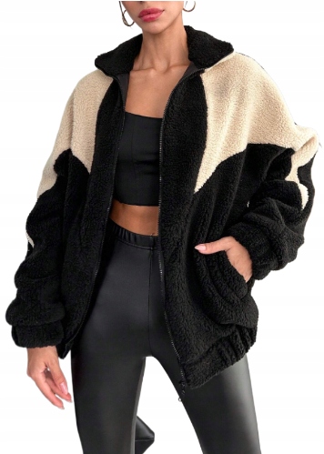 Černá Dámská Bunda Na Zip Pro Každodenní Nošení