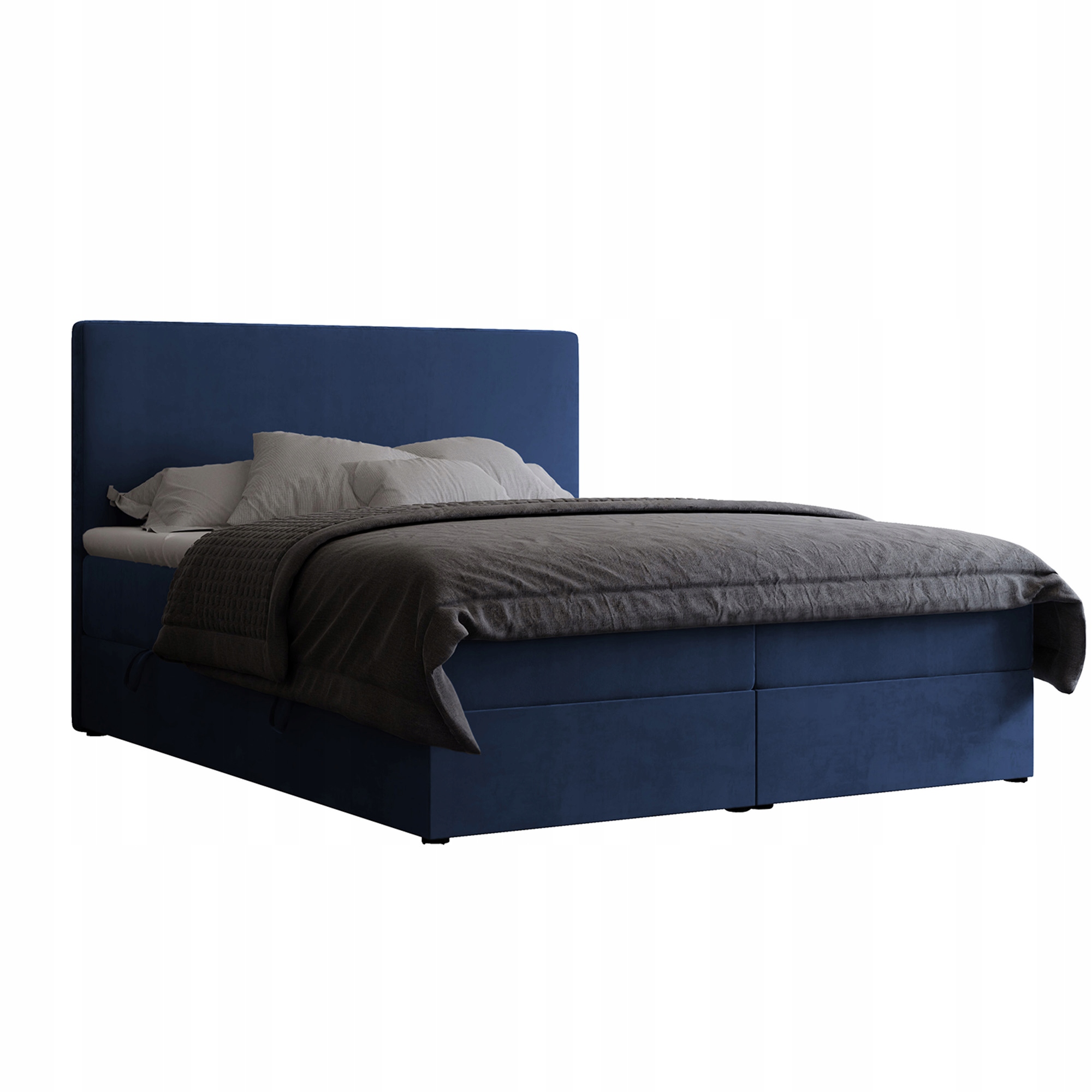 Kontinentální postel Giulia matrace bonell topper 180x200 modrá