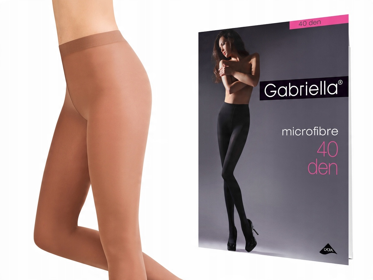 

Rajstopy Gabriella Microfibre 40 den Cappucino 3