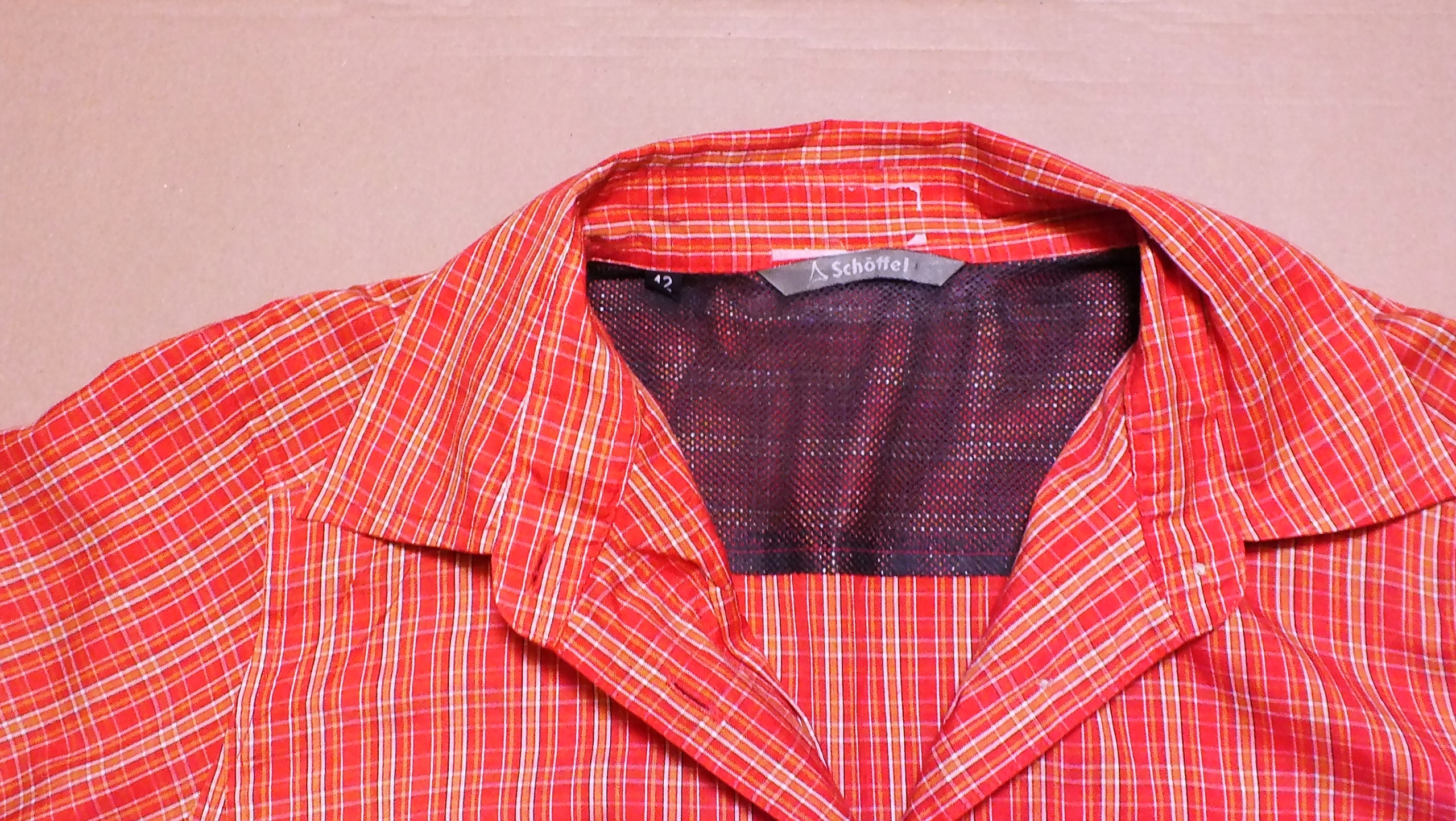 SCHOFFEL turystyczna koszula damska 42 Materiał dominujący Poliester