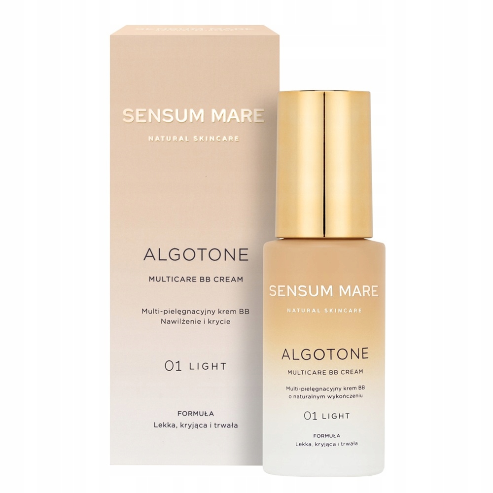 Lehký krém Bb 01 Light na obličej s SPF15 a hydratací Sensum Mare 30 ml