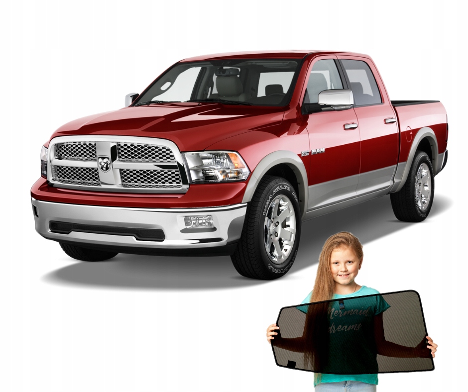 Záclony RayStop určené pro Dodge Ram 4 IV pickup 4-drz 2008-2010
