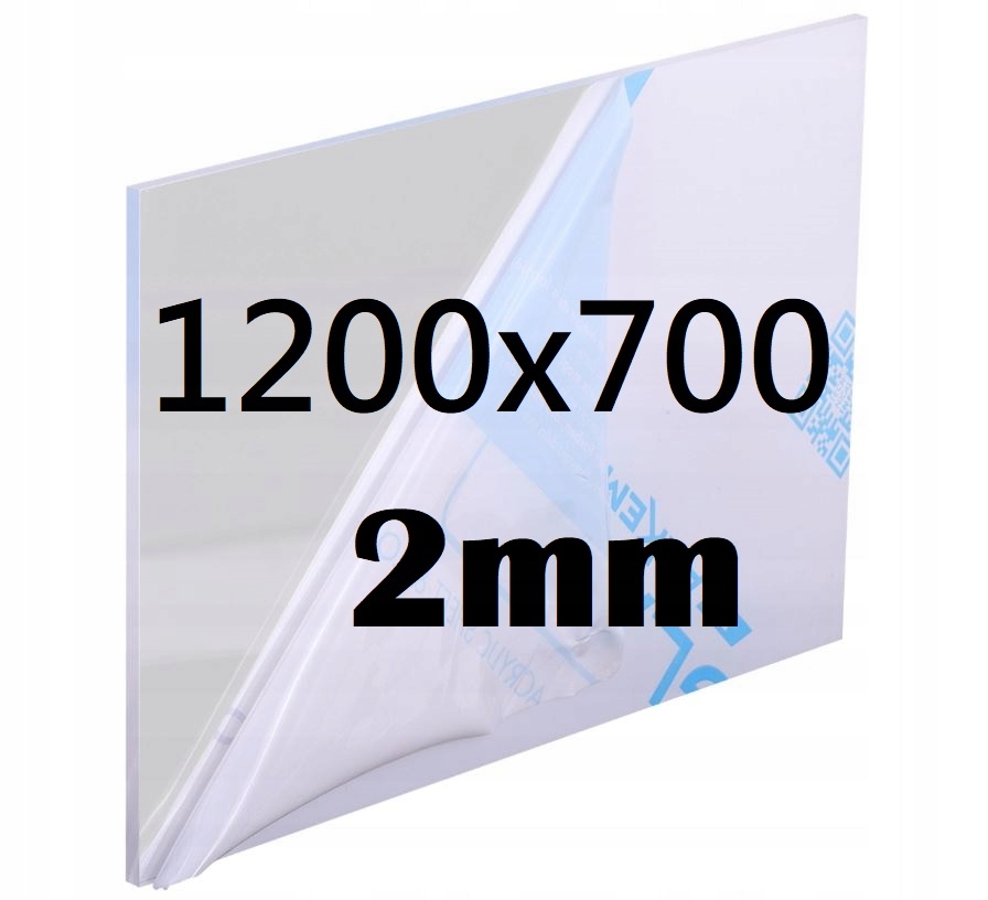 Plexi Plexi Plexi Bezbarvá Deska na míru 120 cm x 70 cm x 2 mm