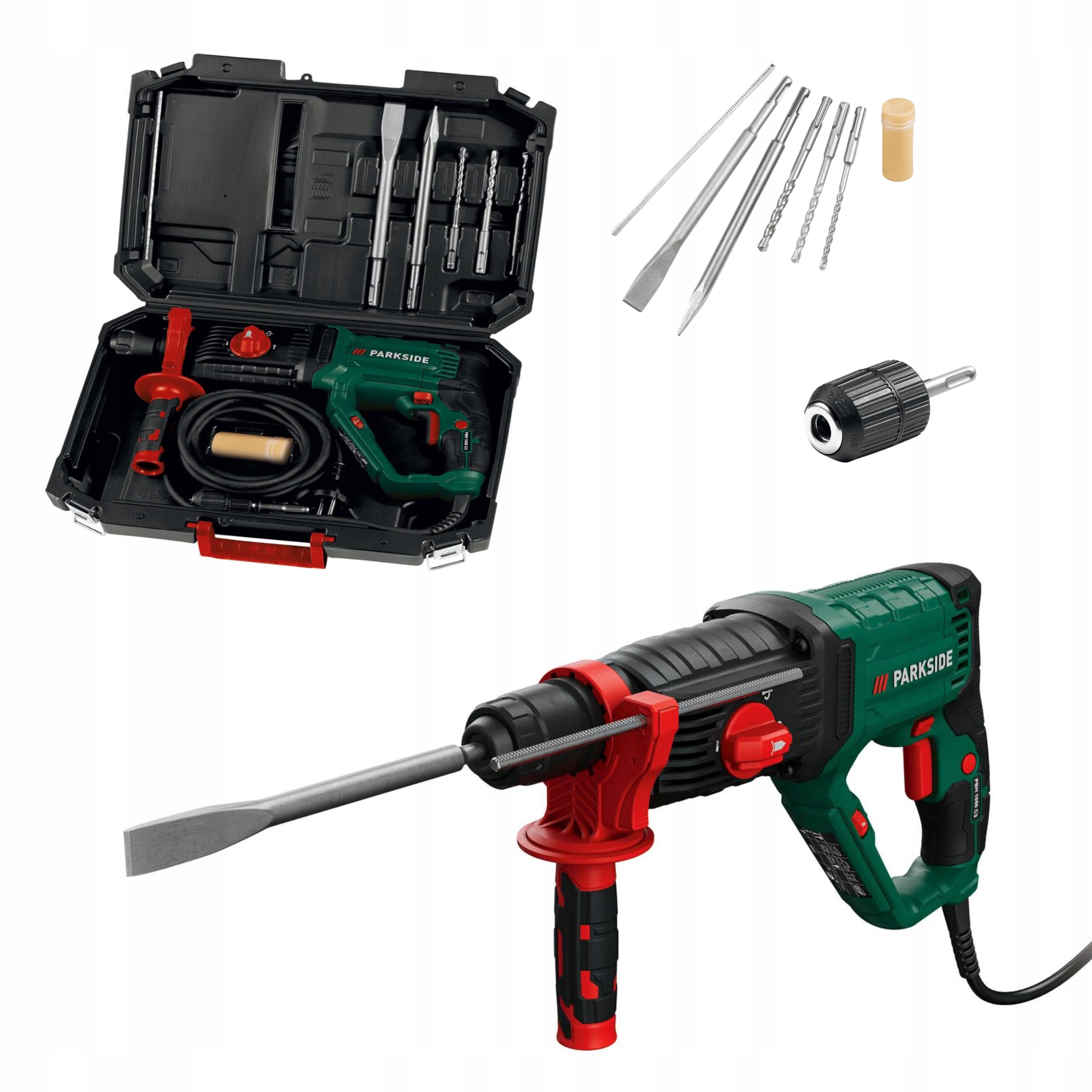 Młotowiertarka Parkside PBH 1050 C3 SDS Plus 1050W Typ uchwytu SDS Plus