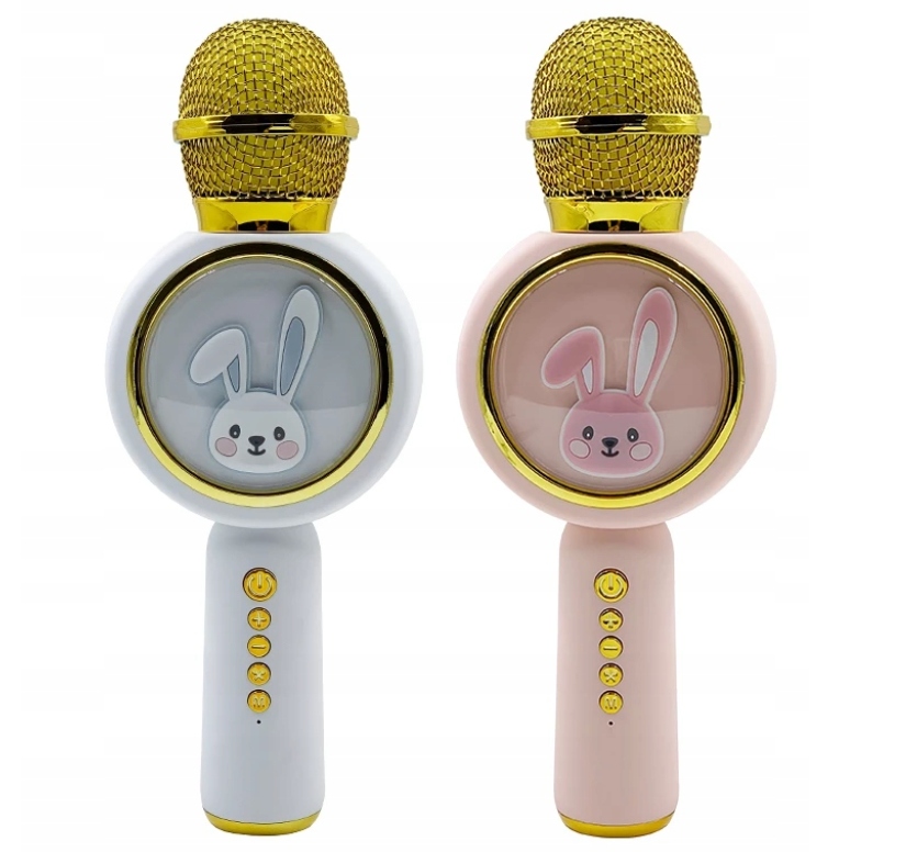 BEZPRZEWODOWY MIKROFON GŁOŚNIK BLUETOOTH KARAOKE SŁODKI KRÓLIK Kolor inny
