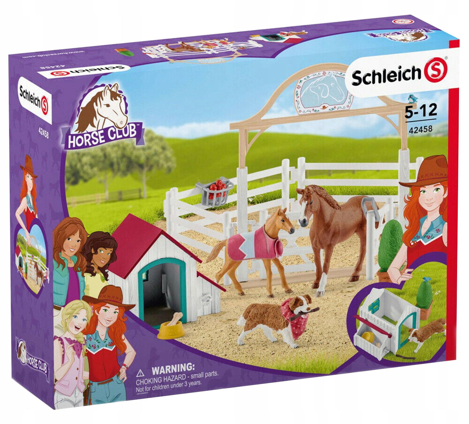 

Schleich 42458 Konie Goście Hannah Z Suczką Ruby