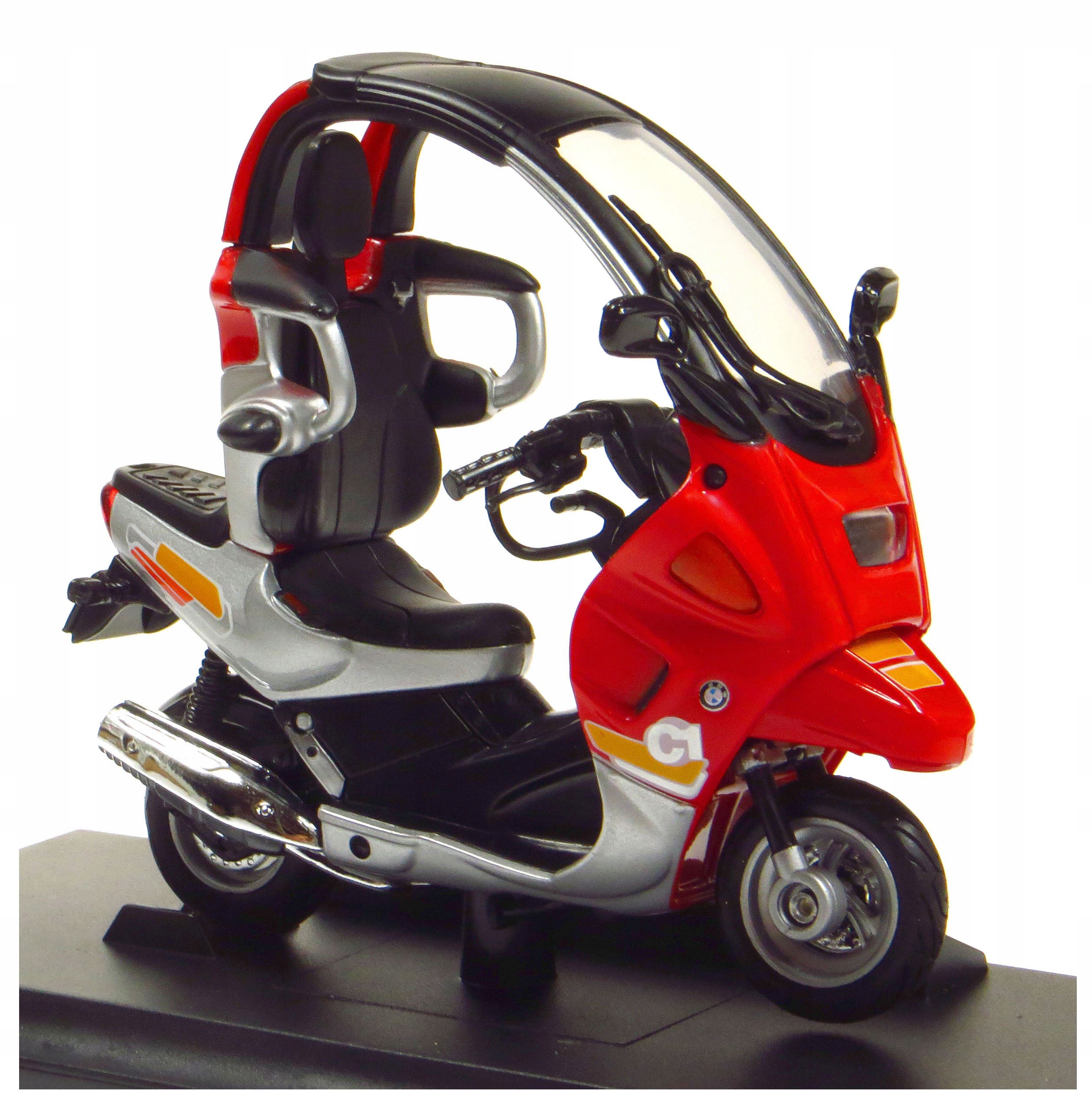 

Bmw C1 Model Metalowy Welly Motor 1:18 Skuter
