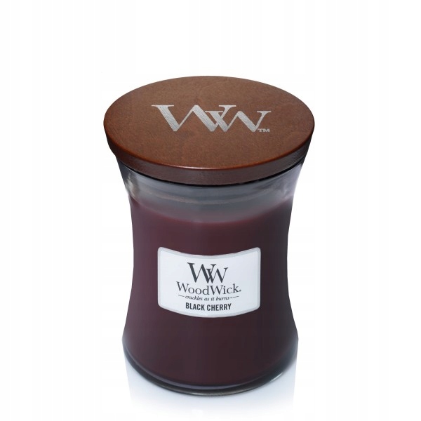 

Woodwick Średnia Świeca Black Cherry 275 g Wiśnia
