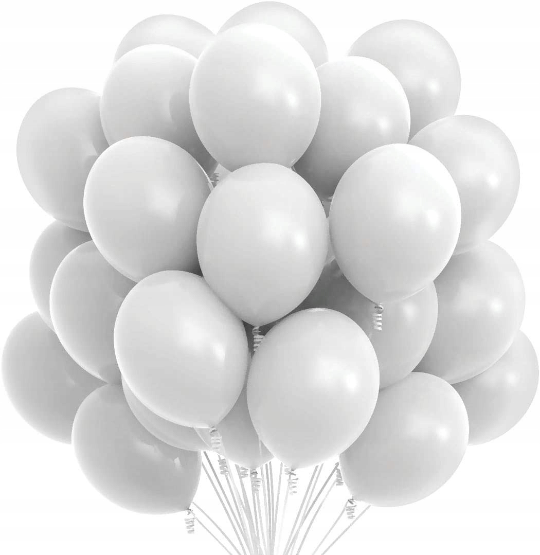 

Balony Pastelowe 12 cali Białe 100 szt