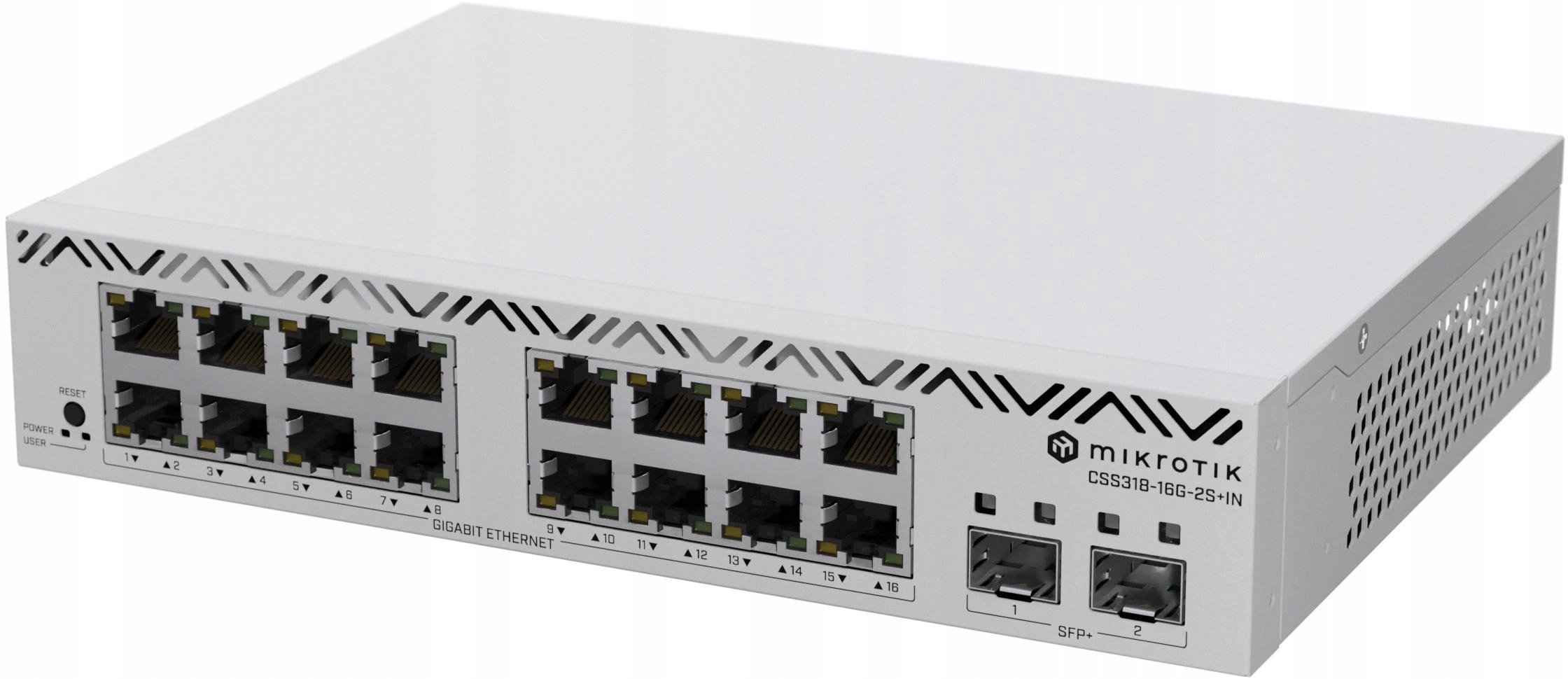 MikroTik CSS318-16G-2S+IN Switch 16x Gigabit Ethernet 2x Sfp+ 10G