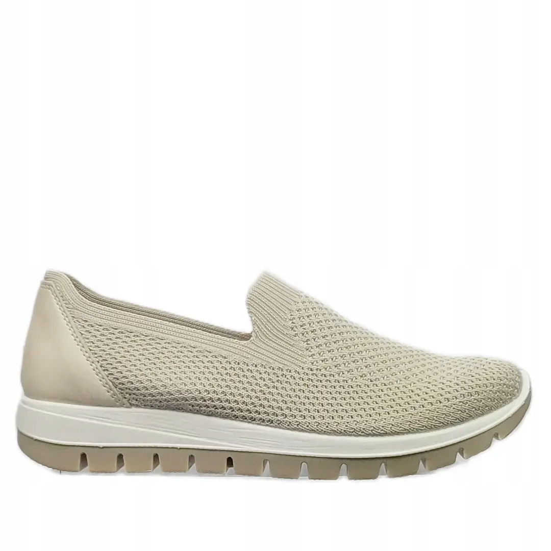 Dámské polobotky Igi&Co 1150033 flyknit beige 38, Béžová