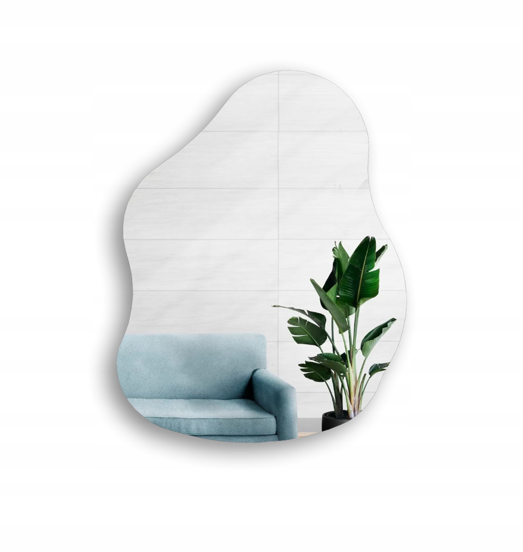 Zrcadlo Stone 90x116, nepravidelné, organické nástěnné