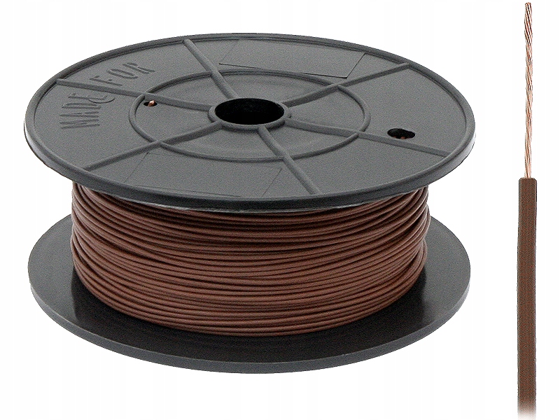 

Przewód Flry-b 1X1mm Brązowy 1m