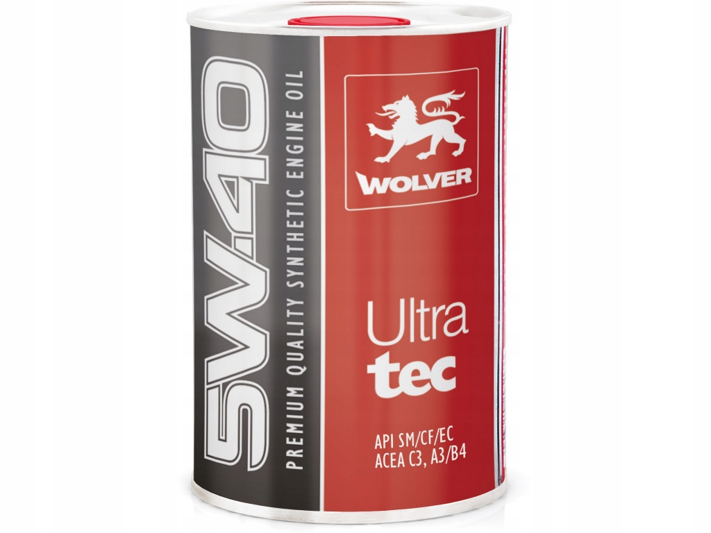 

Olej silnikowy Wolver UltraTec 5W-40 1L