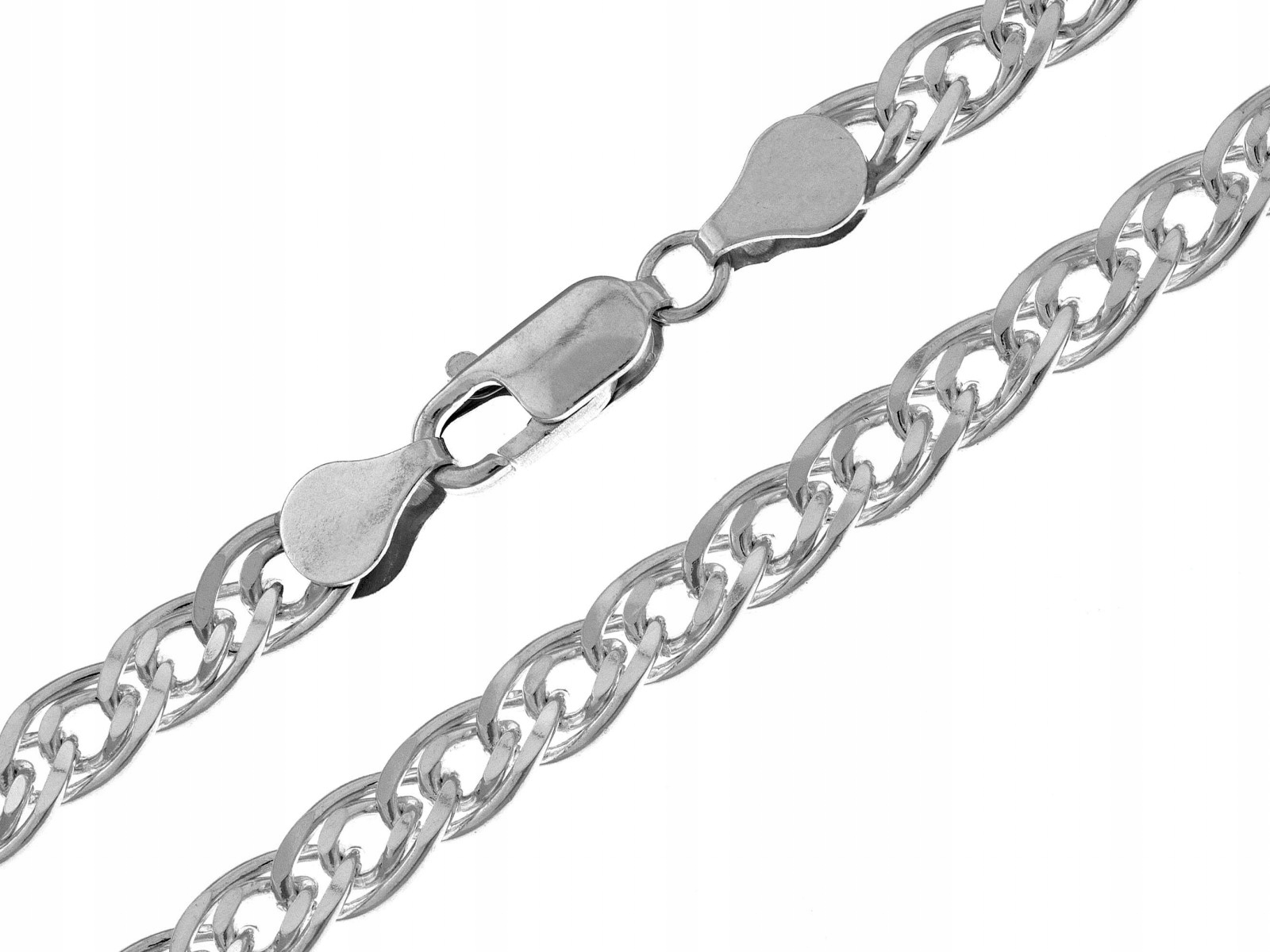 Ženský řetízek ze stříbra 925, moderní módní monalizace